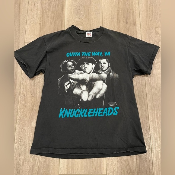 Vintage 1989 The Three Stooges Single Stitch T-Shirt XL - Picture 1 of 7